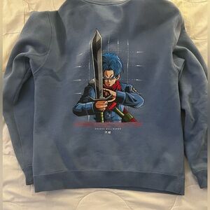 Blue pullover primitive trunks hoodie
